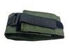 Fostex Horlogeband / Polsband velcro, legergroen