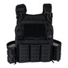 101 Inc QR plate carrier vest lasercut Molle, rapid release, zwart