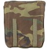 Plaque de protection du corps composite en Kevlar italien compact avec sac, woodland camo