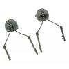 FMA Mil EX Headset Helmet Rail Adapters (ARC), OD Green