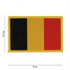 Fostex Klett-Emblemstoff fein gewebt Flagge Belgien #7131