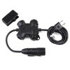 Z-Tactical Z130 Zsilynx ICOM / Nato jack PTT headset adapter 2-pens aansluiting
