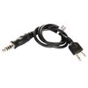 Z-Tactical Z124 adapter cable Nato jack &lt; - &gt; ICOM 2-pin