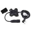Z-Tactical Z130 Zsilynx Kenwood / Nato jack PTT headset adapter 2-pens aansluiting