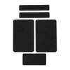 M-Tac velcro panelenset (5 stuks), zwart