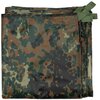 MFH Tarp / Afdekzeil, 210D Oxford polyester rip-stop, Flecktarn, bevestigingslussen, 300 x 300CM