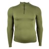 Thermolite Thermo Langarm Unterhemd mit Rollkragen und Rei&szlig;verschluss, Base layer, oliv gr&uuml;n
