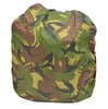 Weerbestendige regenhoes voor rugzak (S) 60L, NL leger camo