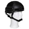 MFH US MICH 2002 airsoft helm met rails, ABS, zwart