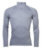 Thermowave thermische longsleeve onderhemd met col en rits, Silverplus Antimicrobieel, Grijs