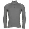 Thermowave thermische longsleeve onderhemd met col en rits, Silverplus Antimicrobieel, Grijs