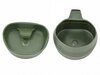Tasse pliable de l'arm&eacute;e su&eacute;doise Fold-a-Cup, vert olive