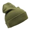Woolguard bonnet, vert olive, laine, maille fine