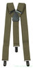 Bretelles MFH, mod&egrave;le-Y, vert olive