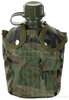 US Plastikfeldflasche mit H&uuml;lle 1L, woodland camo, BPA-frei