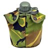 KL landmacht veldfles 1QT groen met Molle tas woodland DPM