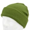 Woolguard bonnet, vert olive, 100% laine, maille fine