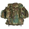 Sac &agrave; dos de campagne Alice Pack de l'arm&eacute;e turque avec cadre en m&eacute;tal, 55 l, Woodland camo