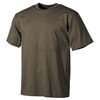 MFH T-shirt US en coton, manches courtes, vert olive, 170 g/m&sup2;