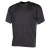 MFH Tactical T-Shirt korte mouw, zwart, (160 g/m&sup2;)