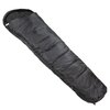 MFH mountain mummy sleeping bag 2-layer filling, 3 seasons, black