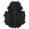 MFH commando mountain backpack, 100l, with daybag side bags, black