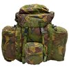 Britischer Bergen Rucksack PLCE Short Convoluted 80 + 20 mit Seitentaschen, DPM camo