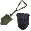 Dutch army Folding shovel / field shovel 3-part large with Molle pouch, black