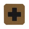 M-Tac Patch Medic Cross Laser Cut, 45 x 45 mm, Coyote / Zwart