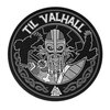 M-Tac velcro patch Til Valhall, 80 mm, grijs/zwart