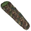 MFH mountain mummy sleeping bag 2-layer filling, 3 seasons, Woodland camo