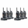 PNI R40 PRO Profi Funkger&auml;t set (6 St&uuml;ck) schwarz, PMR-446