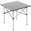 Fox Outdoor roll-up aluminum camping table with foldable frame