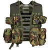 KL landmacht tactical load carrying vest modulair I, Molle, incl. 9 pouches, woodland DPM