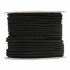 Fosco Paracord rol zwart 5mm, 60 meter lengte