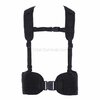 101 Inc Molle combat belt met harnas, zwart