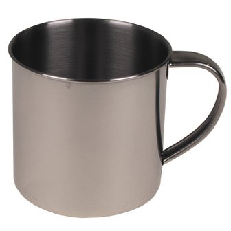 Cup 250ml stainless steel, single-walled