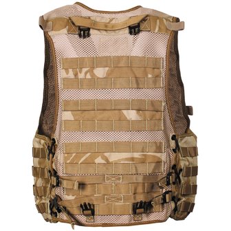 Britse Tactical load carrying vest, Molle, DPM desert
