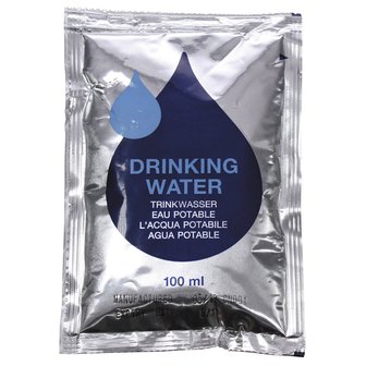&quot;Emergency&quot; drinking water 5x100ML pack