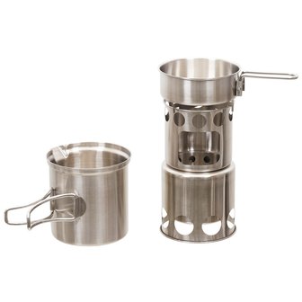 Set de cuisine Fox outdoor &quot;Travel&quot;, acier inoxydable