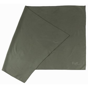 Fox outdoor Microvezel Handdoek &quot;Quick Dry&quot; groen, 130 x 80 cm
