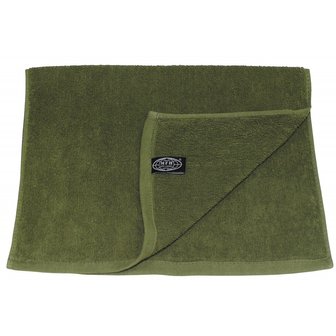 Bath towel army green, 50 x 30 CM