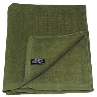 Bath towel army green, 110 x 50 CM