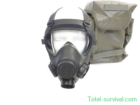 French ARFA ANP-VP F1 Full Face mask / Gas mask with bag, black