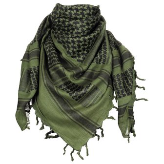 PLO sjaal &quot;Shemagh&quot; groen-zwart