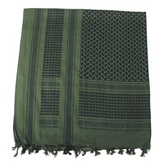 PLO scarf &quot;Shemagh&quot; OD green-black