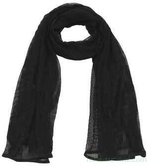 MFH Netsjaal  / sniper sjaal zwart, 190 x 90 cm