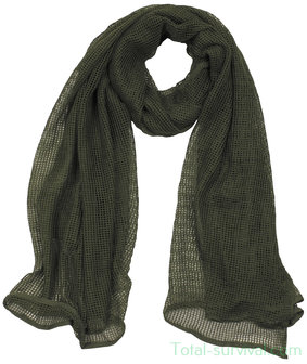  Net scarf / sniper scarf OD green, 190 x 90 cm