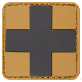 Patch &quot;First Aid&quot; 3D, coyote-black