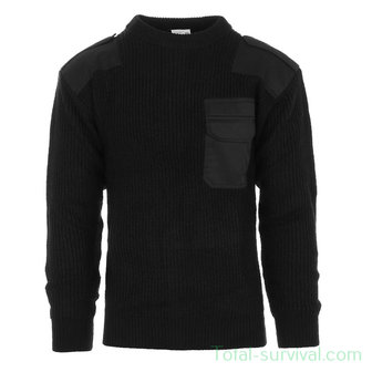 Fostex Commando Pullover Acryl, schwarz